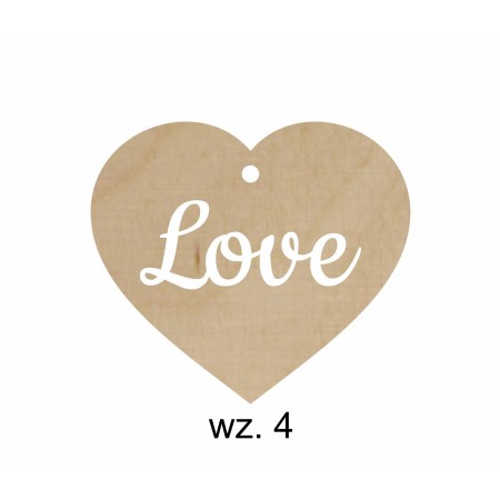 1822-126-441 Zawieszki serduszka - wzór 4