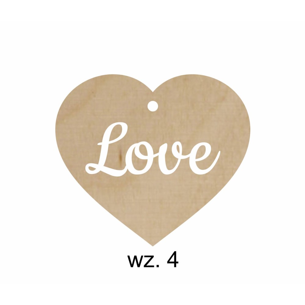 1822-126-441 Zawieszki serduszka - wzór 4