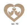 1822-126-441 Zawieszki serduszka - wzór 10