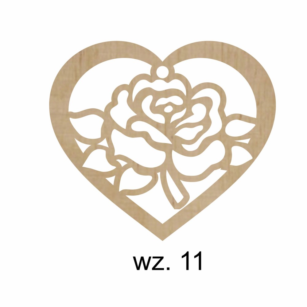1822-126-441 Zawieszki serduszka - wzór 11