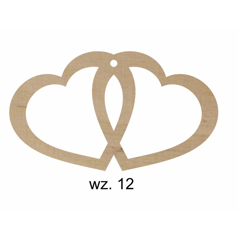 1822-126-441 Zawieszki serduszka - wzór 12
