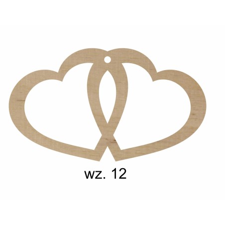 1822-126-441 Zawieszki serduszka - wzór 12