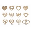 1822-126-441 Zawieszki serduszka - wszystkie wzory