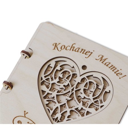 1822-126-460 Kartka składana z życzeniami, z zawieszką - wzór 4