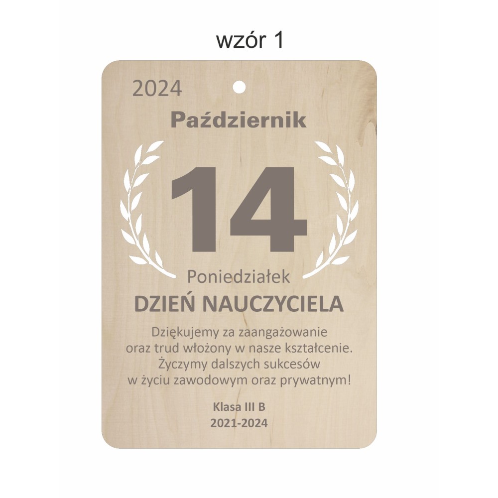 1822-126-477 Kartka z kalendarza - wzór 1