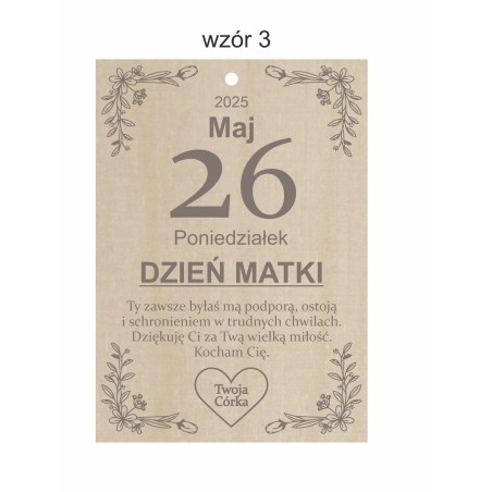 1822-126-477 Kartka z kalendarza - wzór 3