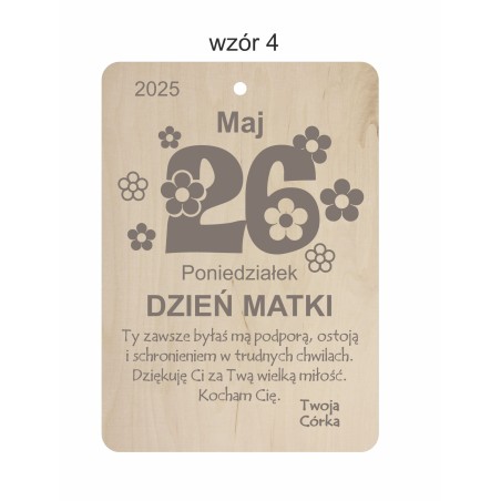 1822-126-477 Kartka z kalendarza - wzór 4