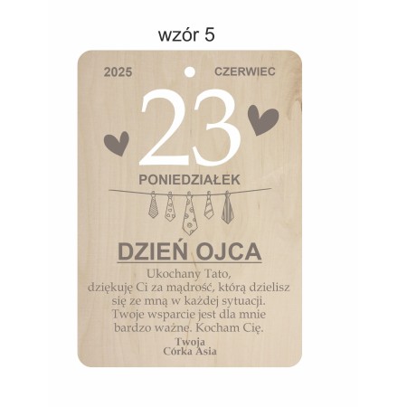 1822-126-477 Kartka z kalendarza - wzór 5