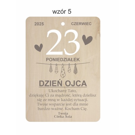 1822-126-477 Kartka z kalendarza - wzór 5