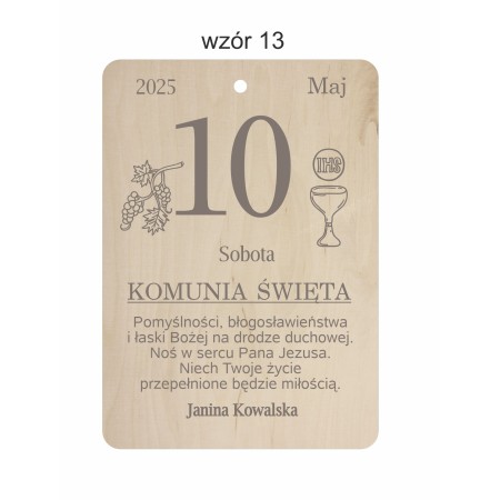 1822-126-477 Kartka z kalendarza - wzór 13