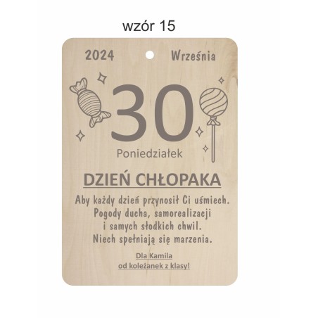 1822-126-477 Kartka z kalendarza - wzór 15