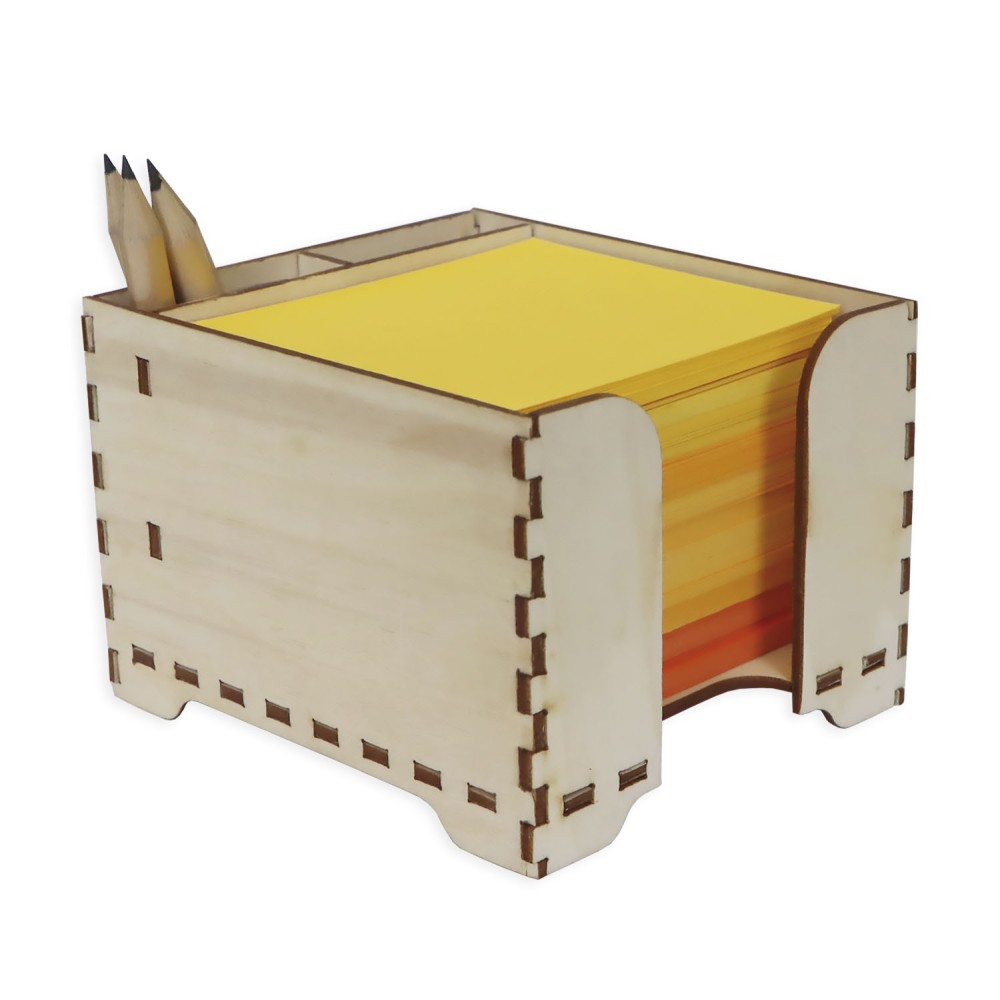 1822-126-406 Pojemnik na karteczki z przegródkami - bez grawera