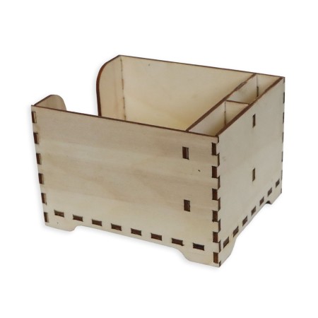 1822-126-406 Pojemnik na karteczki z przegródkami - prawy bok