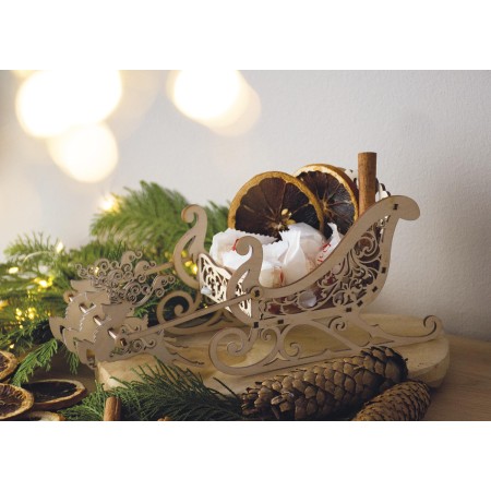 1822-126-433 Sanie na słodycze z reniferami