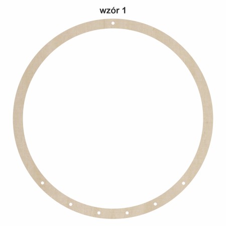 1822-126-428 Obręcz do łapacza snów ze wzorem, imieniem - wzór 1