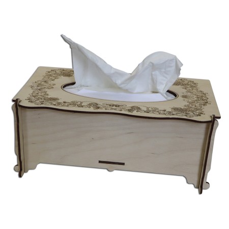 1822-126-422 Chustecznik, wieczko wycinane lub grawerowane, duże - wieczko grawerowane