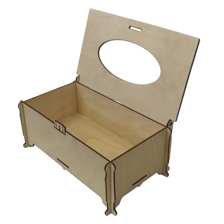 1822-126-423 Chustecznik, wieczko wycinane lub grawerowane, małe