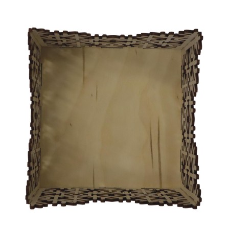 1822-126-437 Pojemnik na serwetki, serwetnik, szer. 13,5 cm - widok z góry