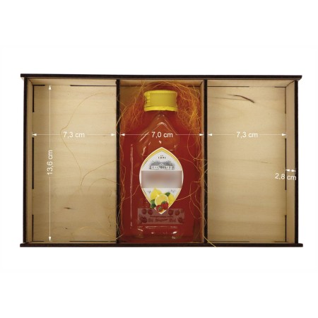 1822-126-411 Pudełko ozdobne z przegródkami - wymiary wewnętrzne