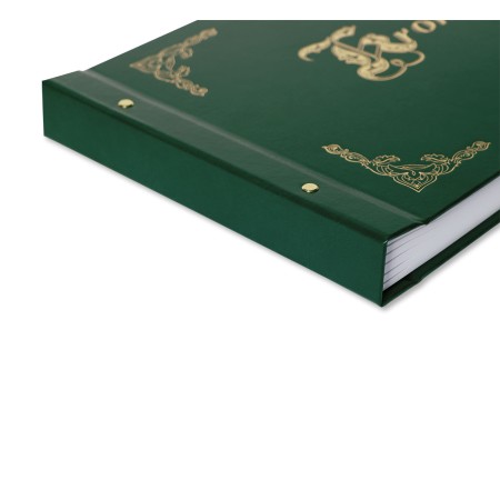 1829-319-003 Kronika 415x297 złocona, zieleń - grzbiet