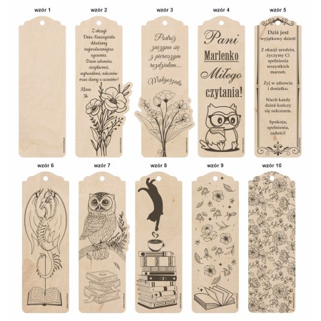 1822-126-438 Zakładka do książki - wszystkie wzory