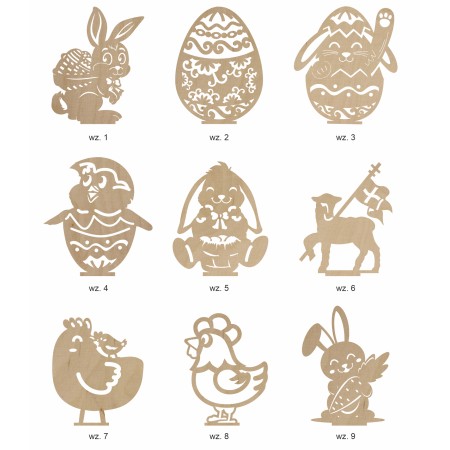 1822-126-443 Ozdoba stojąca - Wielkanocna - wszystkie wzory