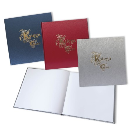 1829-319-115, -116, -117 Księga Gości 225x220, 40 kart, złocona