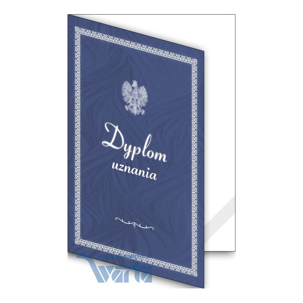 1824-333-700 Okładka okolicznościowa - Dyplom uznania - wzór 02, z paskiem narożnym