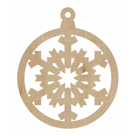 1822-126-426 Bombka, zawieszka wys. 8,4 cm - wzór 13