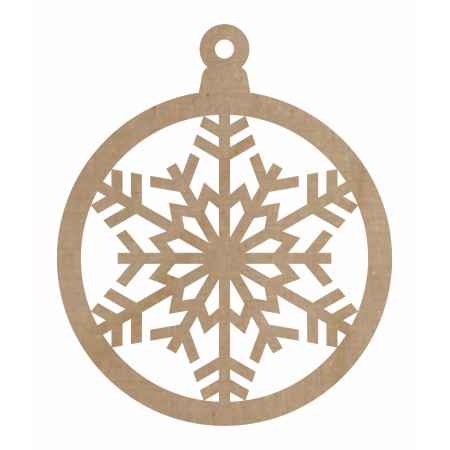 1822-126-426 Bombka, zawieszka wys. 8,4 cm - wzór 15