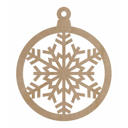 1822-126-426 Bombka, zawieszka wys. 8,4 cm - wzór 15