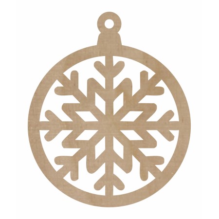 1822-126-426 Bombka, zawieszka wys. 8,4 cm - wzór 16