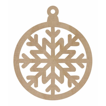 1822-126-426 Bombka, zawieszka wys. 8,4 cm - wzór 16