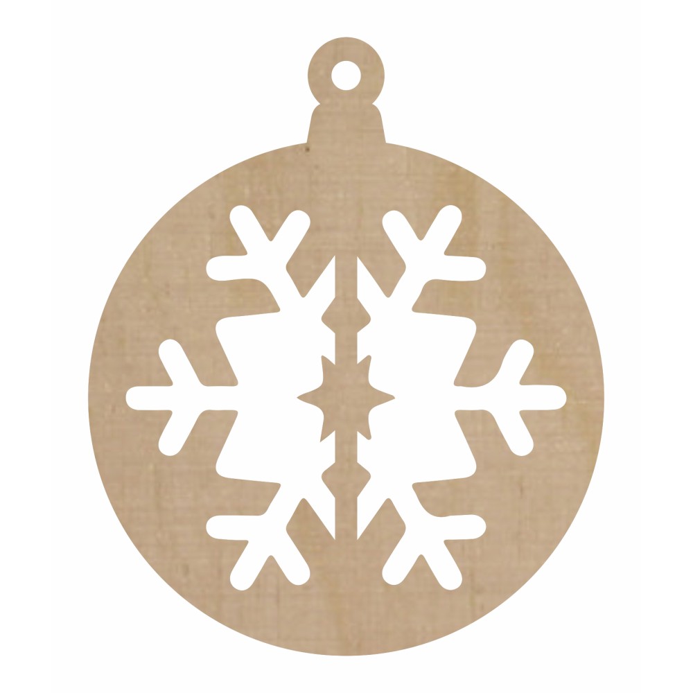 1822-126-426 Bombka, zawieszka wys. 8,4 cm - wzór 17