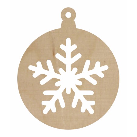 1822-126-426 Bombka, zawieszka wys. 8,4 cm - wzór 18