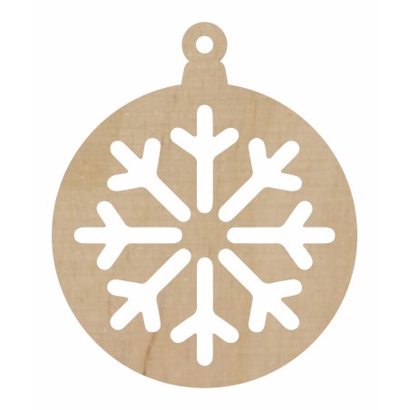 1822-126-426 Bombka, zawieszka wys. 8,4 cm - wzór 19