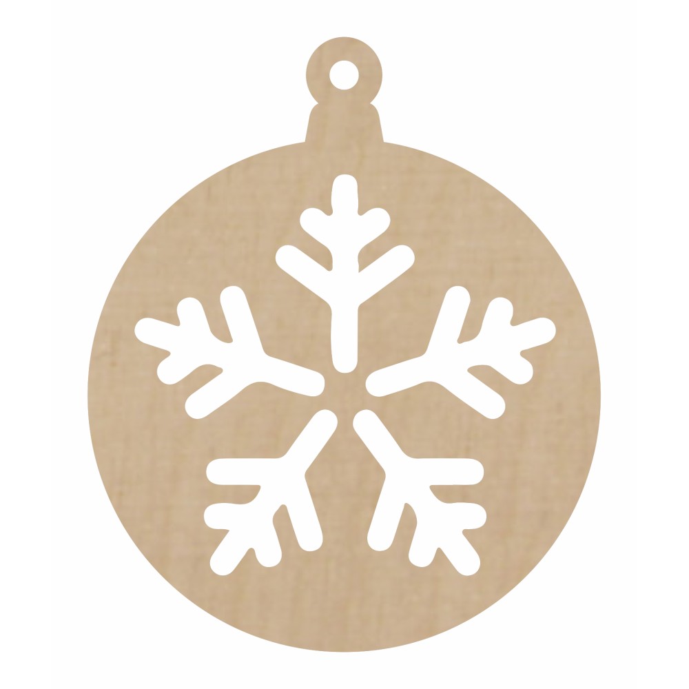 1822-126-426 Bombka, zawieszka wys. 8,4 cm - wzór 21