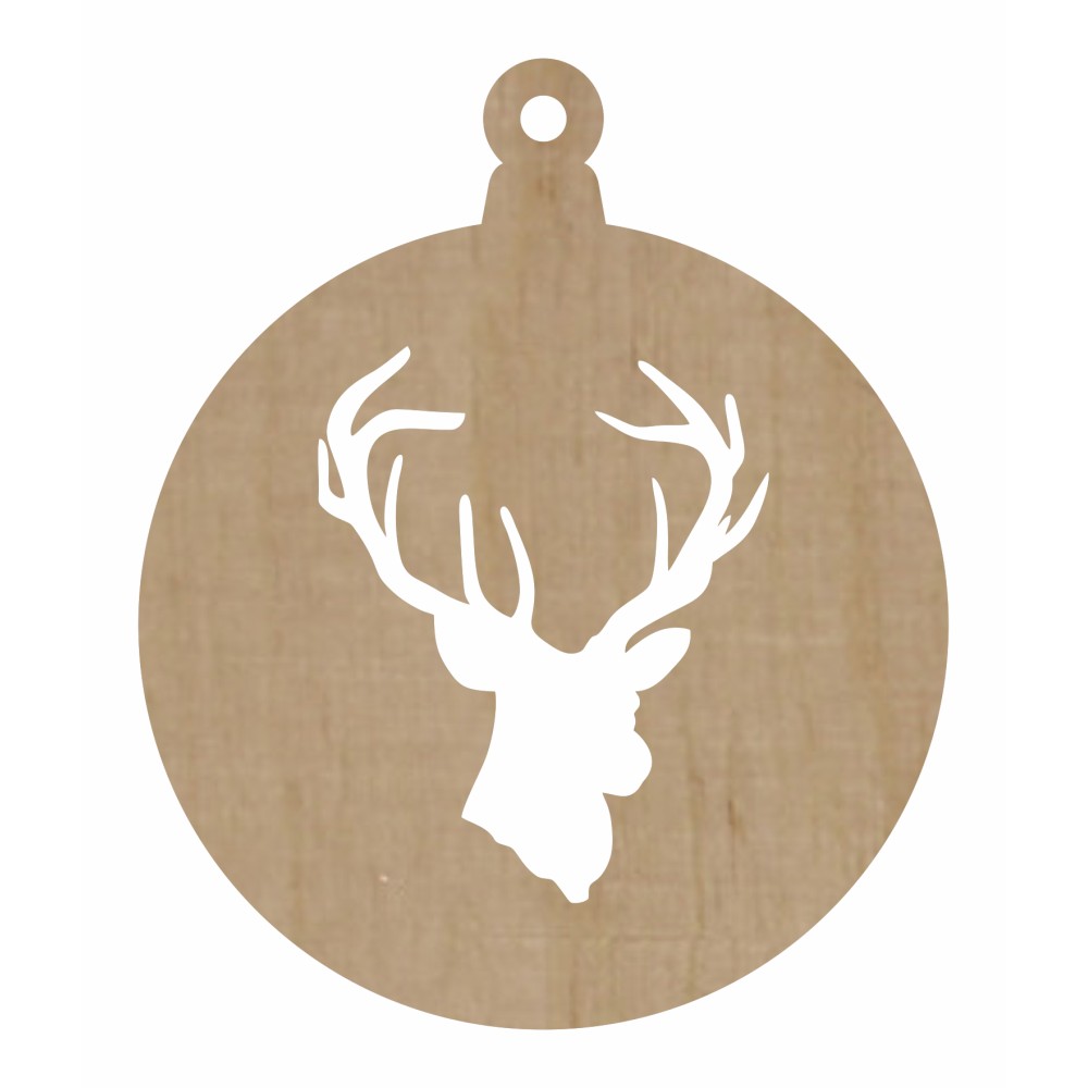 1822-126-426 Bombka, zawieszka wys. 8,4 cm - wzór 23