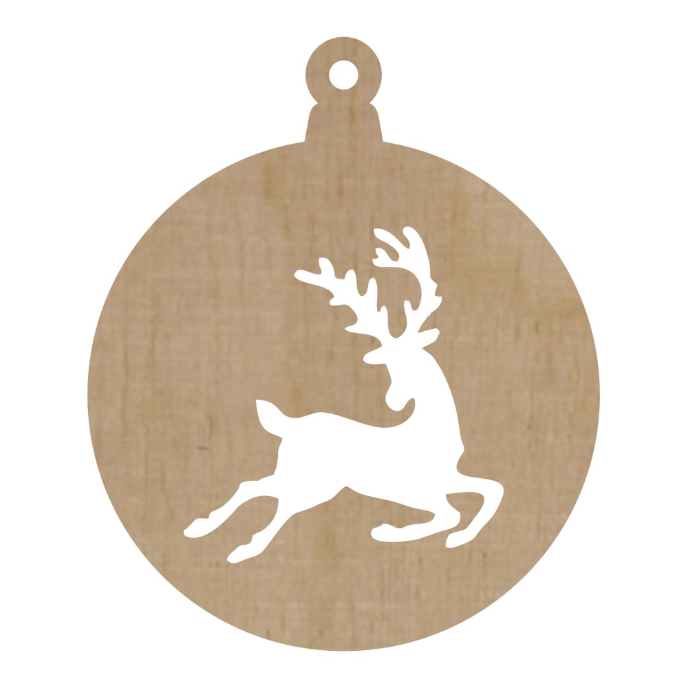 1822-126-426 Bombka, zawieszka wys. 8,4 cm - wzór 24