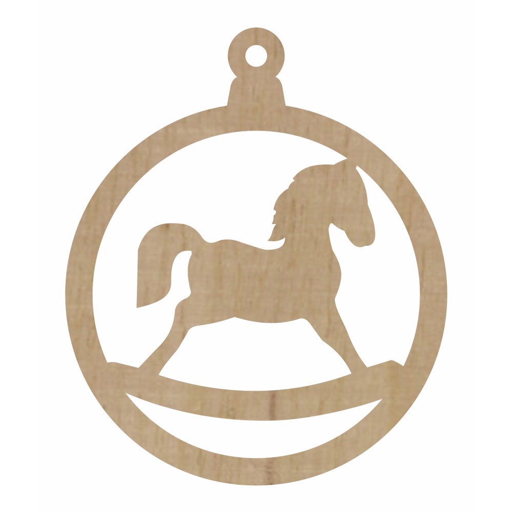 1822-126-426 Bombka, zawieszka wys. 8,4 cm - wzór 25