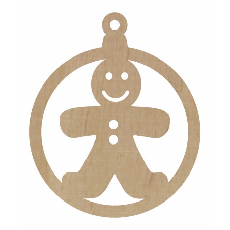 1822-126-426 Bombka, zawieszka wys. 8,4 cm - wzór 26