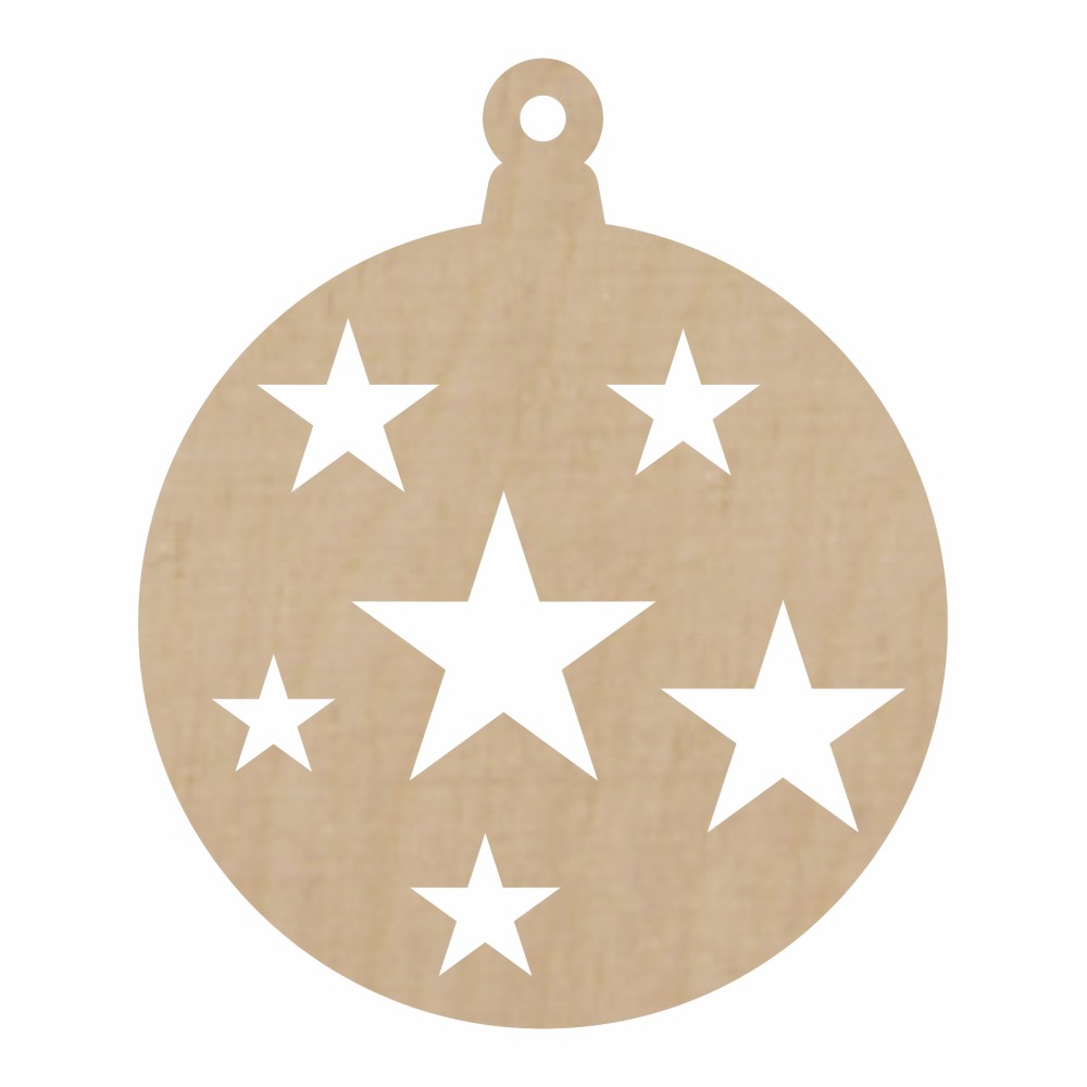 1822-126-426 Bombka, zawieszka wys. 8,4 cm - wzór 42