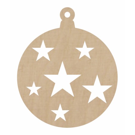 1822-126-426 Bombka, zawieszka wys. 8,4 cm - wzór 42