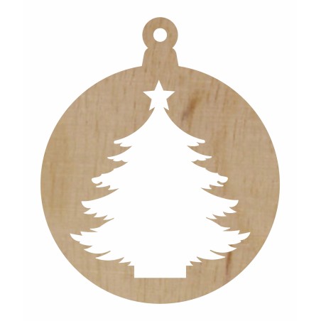 1822-126-426 Bombka, zawieszka wys. 8,4 cm - wzór 6