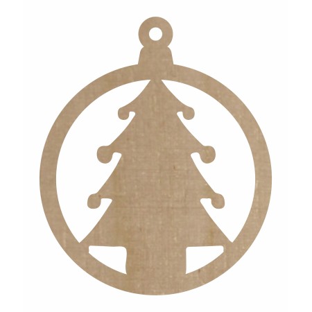 1822-126-426 Bombka, zawieszka wys. 8,4 cm - wzór 8