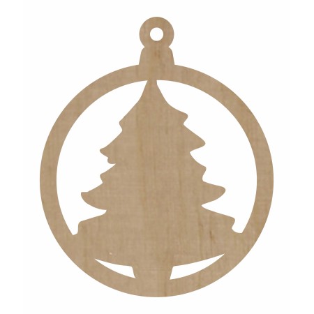 1822-126-426 Bombka, zawieszka wys. 8,4 cm - wzór 2