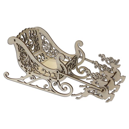 1822-126-433 Sanie na słodycze z reniferami