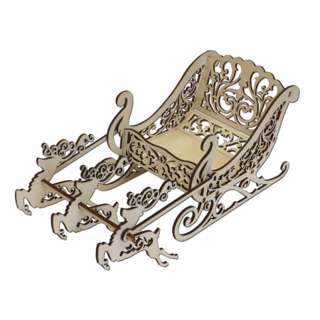 1822-126-433 Sanie na słodycze z reniferami