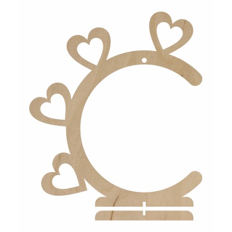 1822-126-435 Stojak na bombkę, wys. 16 cm - wzór 16