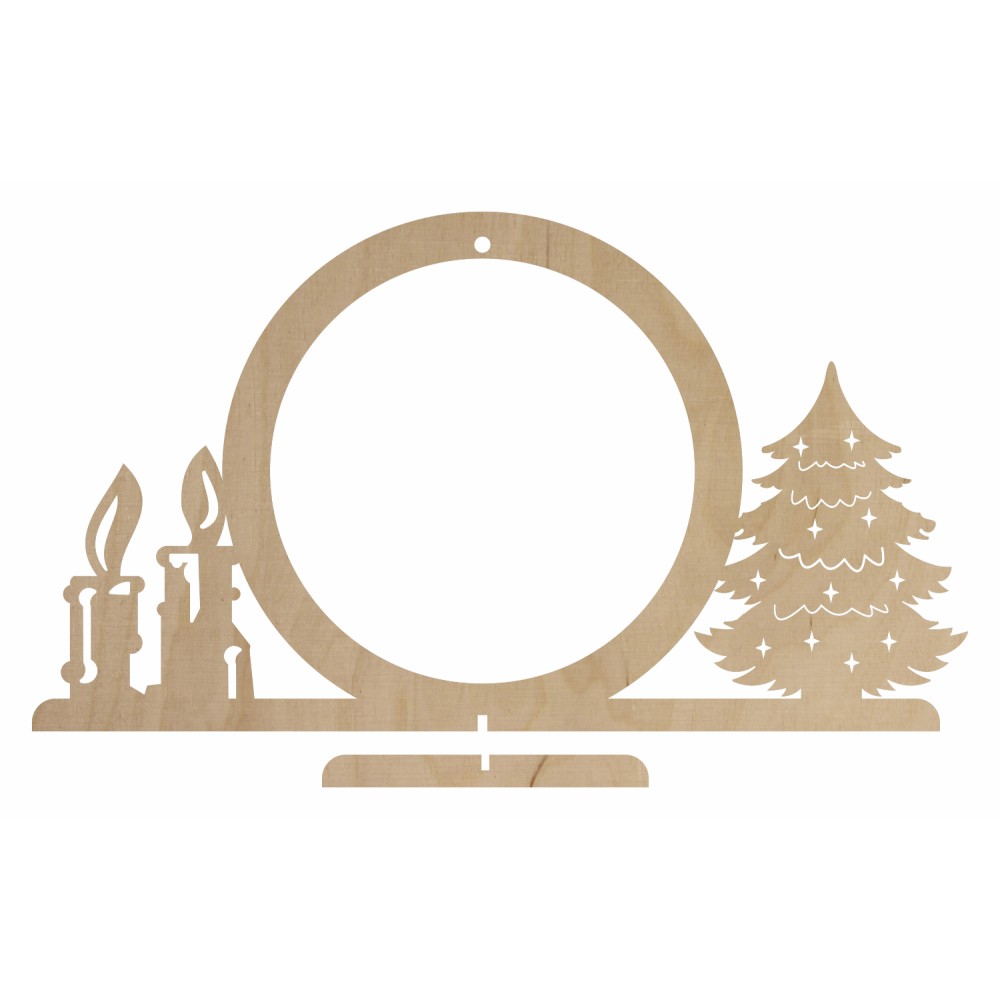 1822-126-435 Stojak na bombkę, wys. 16 cm - wzór 11